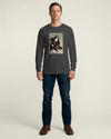 Samurai Carpenter Wood Artisan Ukiyo-e Unisex Long Sleeve Tee No.2