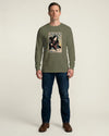 Samurai Carpenter Wood Artisan Ukiyo-e Unisex Long Sleeve Tee No.2