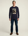 Samurai Carpenter Wood Artisan Ukiyo-e Unisex Long Sleeve Tee No.2