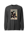Samurai Carpenter Wood Artisan Ukiyo-e Unisex Long Sleeve Tee No.2