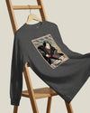 Samurai Carpenter Wood Artisan Ukiyo-e Unisex Long Sleeve Tee No.2