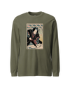 Samurai Carpenter Wood Artisan Ukiyo-e Unisex Long Sleeve Tee No.2