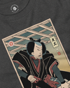 Samurai Carpenter Wood Artisan Ukiyo-e Unisex Long Sleeve Tee No.2