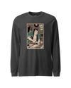 Samurai Carpenter Wood Artisan Ukiyo-e Unisex Long Sleeve Tee No.3
