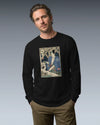 Samurai Carpenter Wood Artisan Ukiyo-e Unisex Long Sleeve Tee - Samurai Original