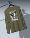 Samurai Carpenter Wood Artisan Ukiyo-e Unisex Long Sleeve Tee - Samurai Original