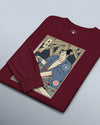 Samurai Carpenter Wood Artisan Ukiyo-e Unisex Long Sleeve Tee - Samurai Original