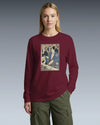 Samurai Carpenter Wood Artisan Ukiyo-e Unisex Long Sleeve Tee - Samurai Original