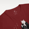 Samurai Cat Tea Time Tee Japanese Ukiyo-e Unisex Organic T-shirt