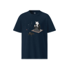 Samurai Cat Tea Time Tee Japanese Ukiyo-e Unisex Organic T-shirt