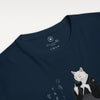 Samurai Cat Tea Time Tee Japanese Ukiyo-e Unisex Organic T-shirt