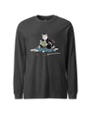 Samurai Cat & The Book of Five Rings Unisex Long Sleeve Tee