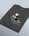 Samurai Cat & The Book of Five Rings Unisex Long Sleeve Tee