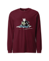 Samurai Cat & The Book of Five Rings Unisex Long Sleeve Tee