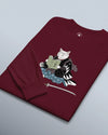 Samurai Cat & The Book of Five Rings Unisex Long Sleeve Tee