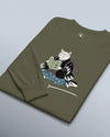 Samurai Cat & The Book of Five Rings Unisex Long Sleeve Tee