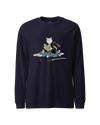 Samurai Cat & The Book of Five Rings Unisex Long Sleeve Tee