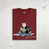 Samurai Cat & The Book of Five Rings Unisex Organic T-shirt