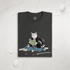 Samurai Cat & The Book of Five Rings Unisex Organic T-shirt