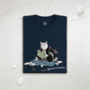 Samurai Cat & The Book of Five Rings Unisex Organic T-shirt