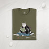 Samurai Cat & The Book of Five Rings Unisex Organic T-shirt