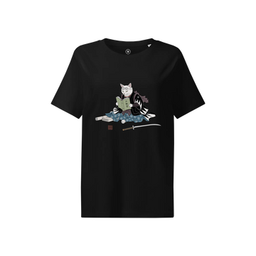 Samurai Cat & The Book of Five Rings Women’s organic t-shirt