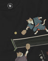 Samurai Cats Pickleball Japanese Ukiyo-e Unisex Long Sleeve Tee