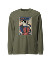 Samurai Cello Player Music Ukiyo-e Unisex Long Sleeve Tee