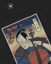 Samurai Cello Player Music Ukiyo-e Unisex Long Sleeve Tee