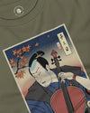Samurai Cello Player Music Ukiyo-e Unisex Long Sleeve Tee