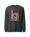 Samurai Chef 2 Cook Dish Ukiyo-e Unisex Long Sleeve Tee Dark Grey Heather - Samurai Original