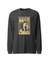 Samurai Chemistry Natural Science Ukiyo-e Unisex Long Sleeve Tee Dark Grey Heather - Samurai Original