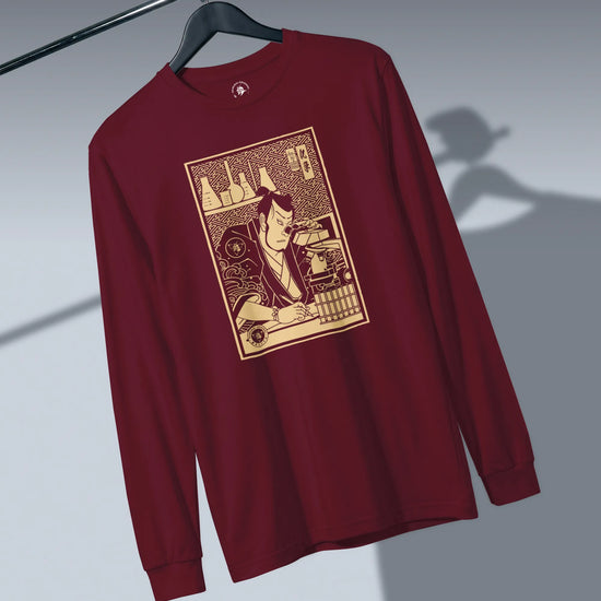 Samurai Chemistry Natural Science Ukiyo-e Unisex Long Sleeve Tee - Samurai Original
