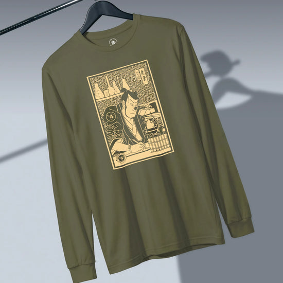 Samurai Chemistry Natural Science Ukiyo-e Unisex Long Sleeve Tee - Samurai Original