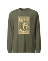 Samurai Chemistry Natural Science Ukiyo-e Unisex Long Sleeve Tee Military Green - Samurai Original