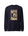 Samurai Chemistry Natural Science Ukiyo-e Unisex Long Sleeve Tee Navy - Samurai Original