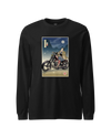 Samurai Chopper Motorcycle Ukiyo-e Unisex Long Sleeve Tee