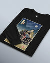 Samurai Chopper Motorcycle Ukiyo-e Unisex Long Sleeve Tee