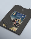 Samurai Chopper Motorcycle Ukiyo-e Unisex Long Sleeve Tee