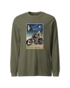 Samurai Chopper Motorcycle Ukiyo-e Unisex Long Sleeve Tee