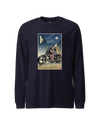 Samurai Chopper Motorcycle Ukiyo-e Unisex Long Sleeve Tee