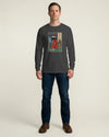 Samurai Contrabass Ukiyo-e  Unisex Long Sleeve Tee
