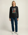 Samurai Contrabass Ukiyo-e  Unisex Long Sleeve Tee