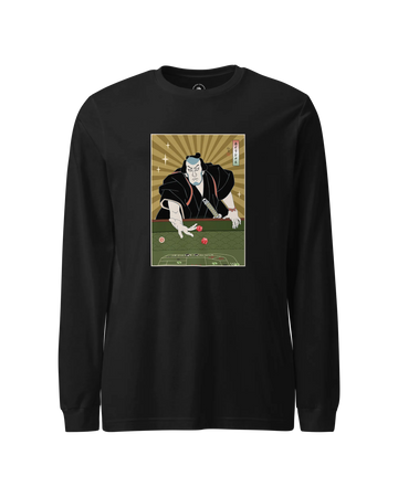 Samurai Craps Shooting Ukiyo-e Unisex Long Sleeve Tee
