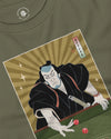 Samurai Craps Shooting Ukiyo-e Unisex Long Sleeve Tee