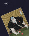 Samurai Craps Shooting Ukiyo-e Unisex Long Sleeve Tee
