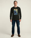 Samurai DJ Turntable Music Ukiyo-e Unisex Long Sleeve Tee No.2