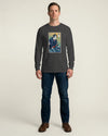 Samurai DJ Turntable Music Ukiyo-e Unisex Long Sleeve Tee No.2