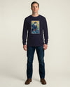 Samurai DJ Turntable Music Ukiyo-e Unisex Long Sleeve Tee No.2