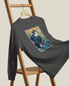 Samurai DJ Turntable Music Ukiyo-e Unisex Long Sleeve Tee No.2